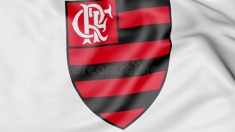 Primer De La Bandera Que Agita Con El Logotipo Del Club Del Fútbol Del  Clube De Regatas Do Flamengo, Representación 3D Imagen de archivo editorial  - Ilustración de balompié, emparejamiento: 85558989