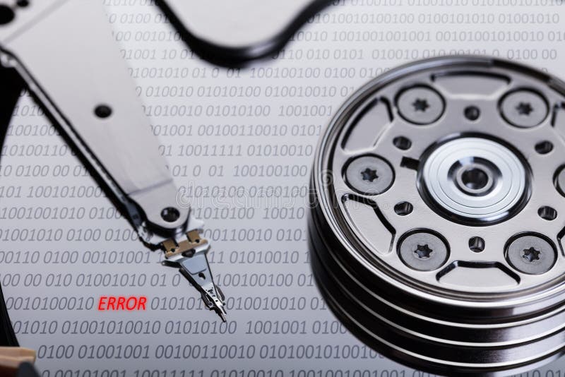 Primer de la memoria del disco duro fotografía de archivo libre de regalías