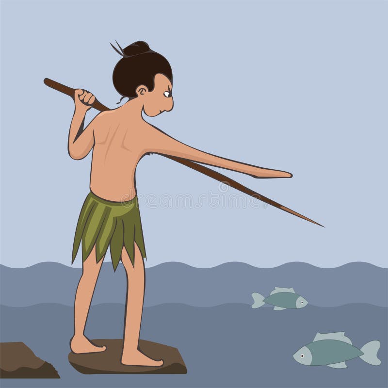 Primitive Fishing Stock Illustrations – 254 Primitive Fishing