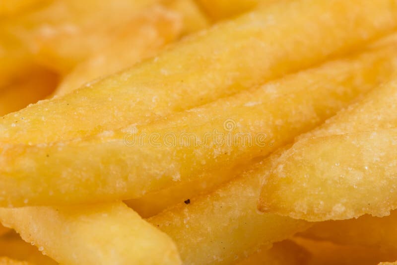 Primo piano fritto delle patate fotografia stock Primo piano fritto delle patate fotografia stock