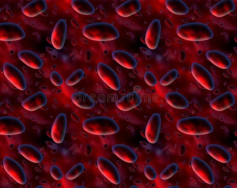 Large image of blood cells floating around in an artery. Large image of blood cells floating around in an artery