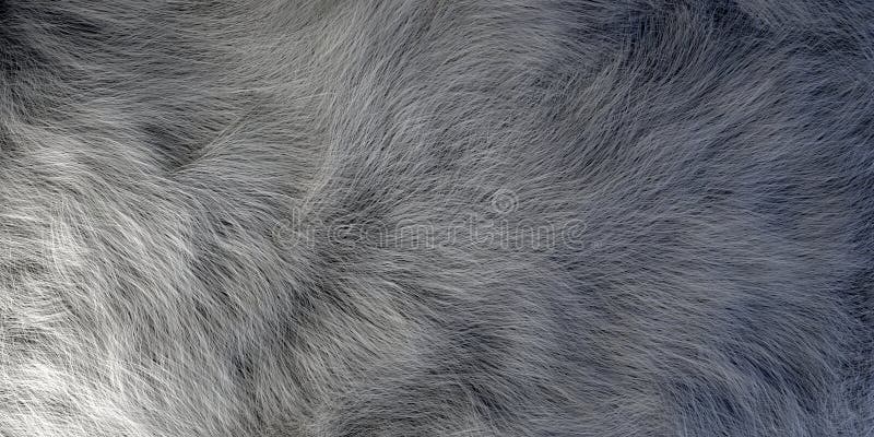Primo piano sembrante realistico della pelliccia del pelo illustrazione vettoriale Primo piano sembrante realistico della pelliccia del pelo illustrazione vettoriale