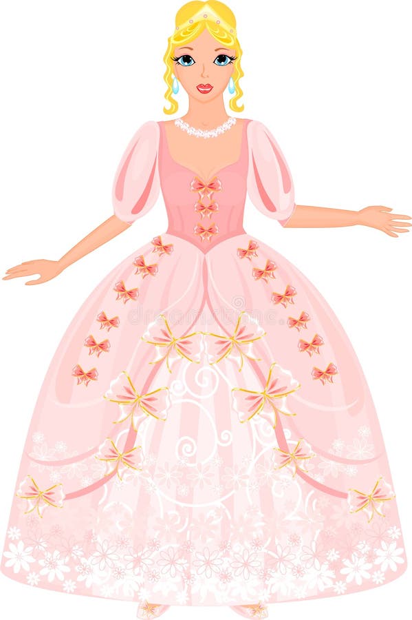 Princess stock vector. Illustration of girl, rococo, beautiful - 47077683