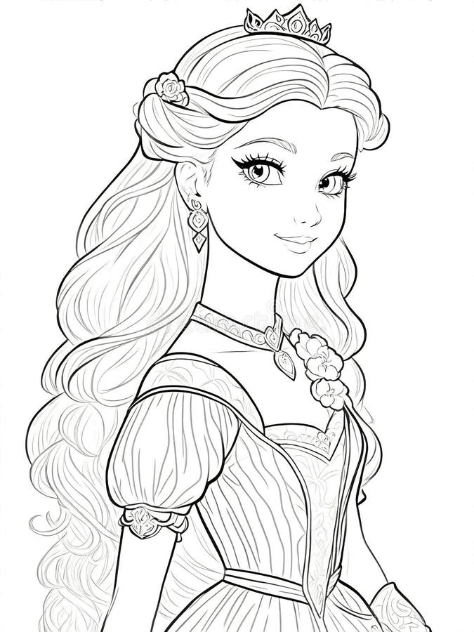 Princess coloring pages 