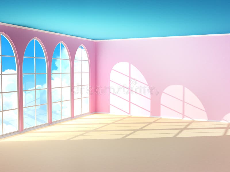 Princess room stock illustration. Illustration of childhood - 22544536