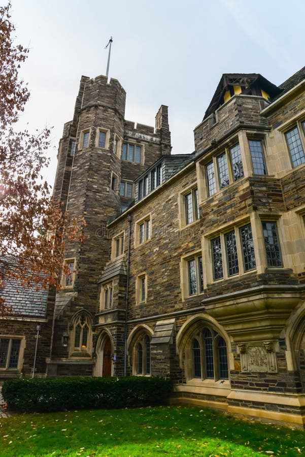 PRINCETON, USA - NOVENBER 12, 2019: a View of Foulke Hall at Princeton ...