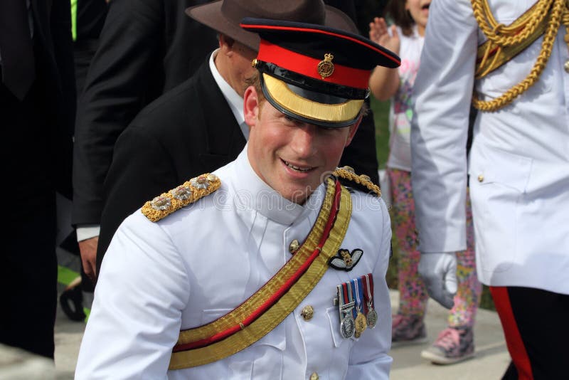 Prince Harry in the Commonwealth War Cemetery in Cassino during his visit to Italy on 18/05/2014. Prince Harry in the Commonwealth War Cemetery in Cassino during his visit to Italy on 18/05/2014