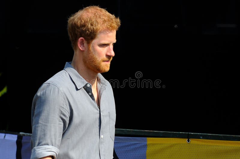 September 27, 2017, Toronto, Canada - His Royal Highness Prince Harry meeting with competitors during Invictus Games in Toronto, Canada. September 27, 2017, Toronto, Canada - His Royal Highness Prince Harry meeting with competitors during Invictus Games in Toronto, Canada.