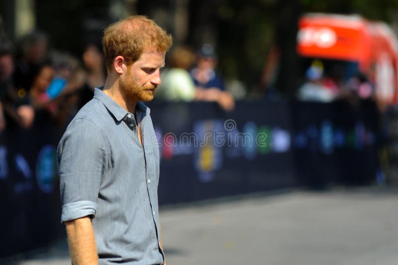 September 27, 2017, Toronto, Canada - His Royal Highness Prince Harry meeting with competitors during Invictus Games in Toronto, Canada. September 27, 2017, Toronto, Canada - His Royal Highness Prince Harry meeting with competitors during Invictus Games in Toronto, Canada.