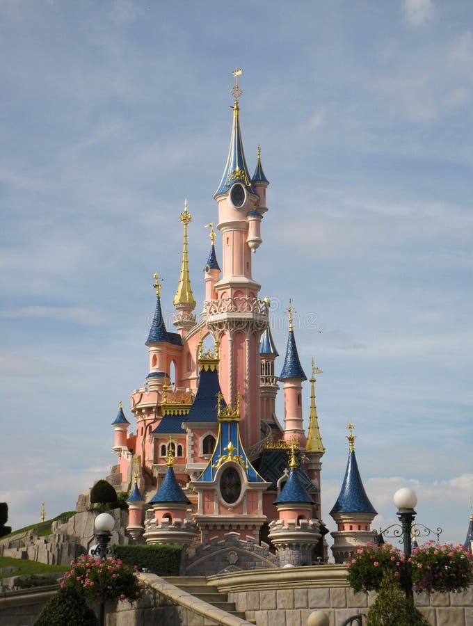 Prinsessas slott Disneyland Paris arkivbild Prinsessas slott Disneyland Paris arkivbild