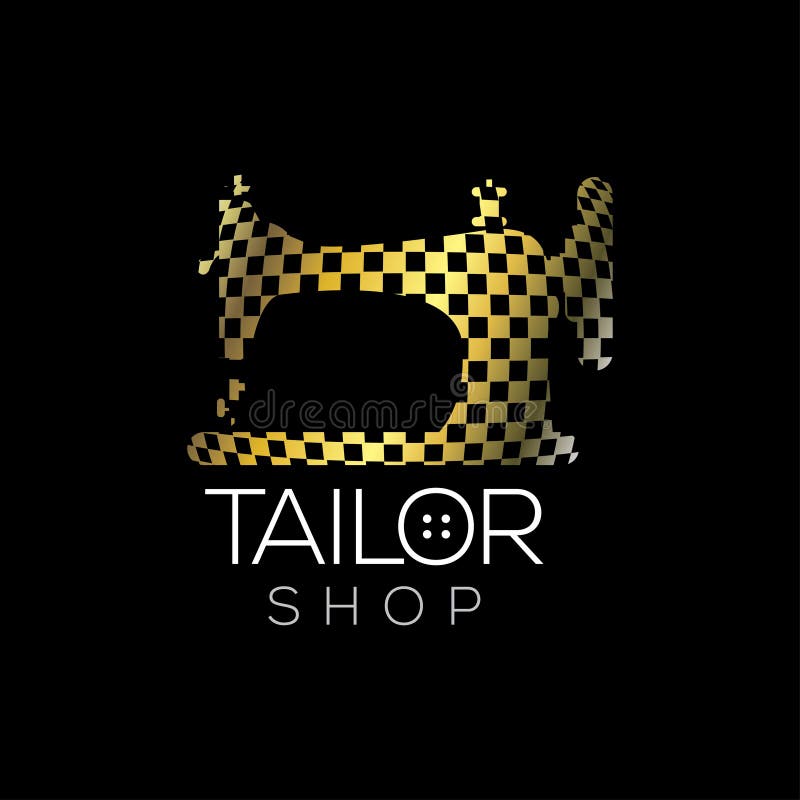 Tailor Vector Logo. Sewing Machine Logo Template. Fashion Logo Stock ...