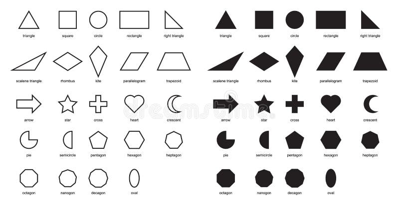 Printable Basic Shapes Chart