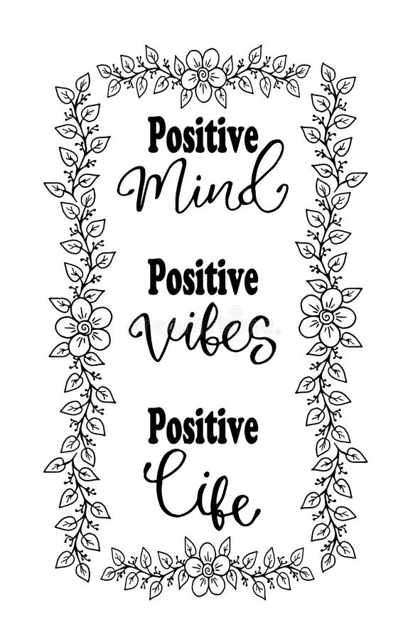 Positive mind, positive vibes, positive life. Inspirational quote. Typography for t shirt vector illustration Positive mind, positive vibes, positive life. Inspirational quote. Typography for t shirt vector illustration