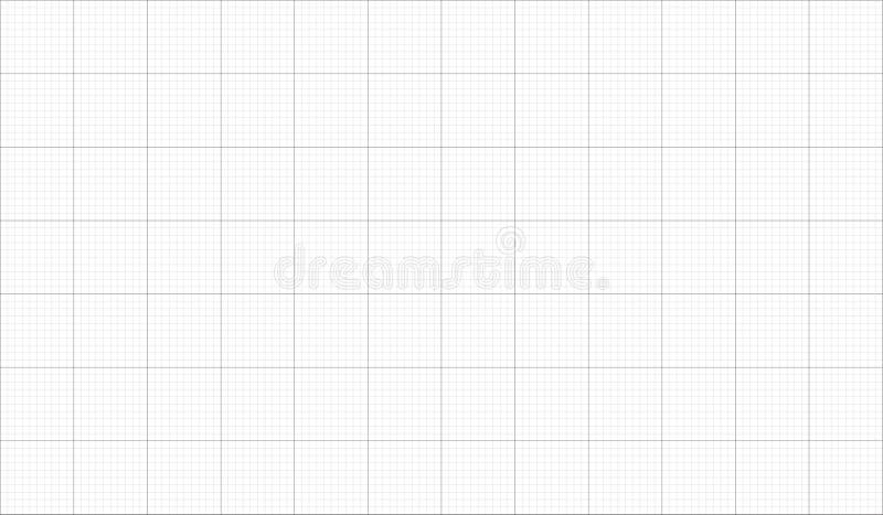 Graph Paper Black Grid Lines Stock Vector - Illustration of