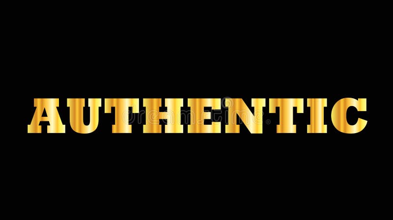 Shiny golden capital letter word authentic royalty free illustration Shiny golden capital letter word authentic royalty free illustration