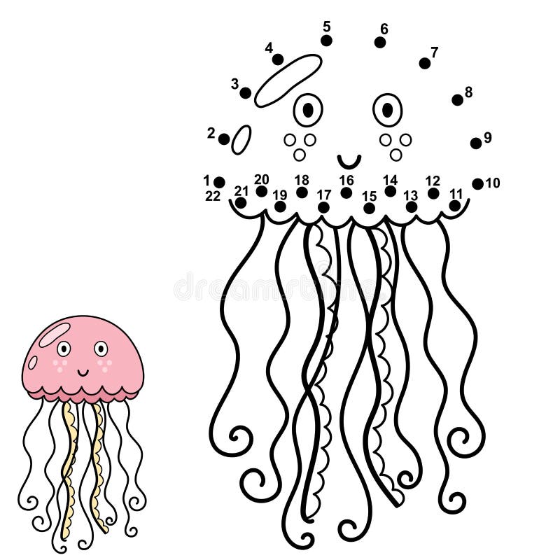 jellyfish drawing for kids