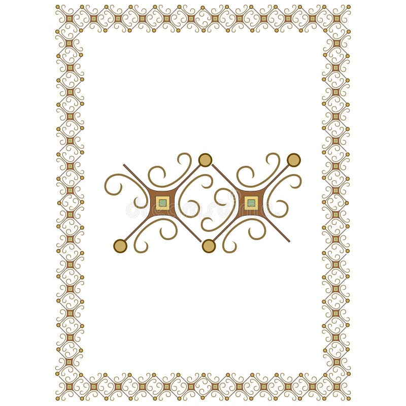 Old World Borders Vector - Tiled frame in plant leaves and flowers Framework Decorative Elegant style