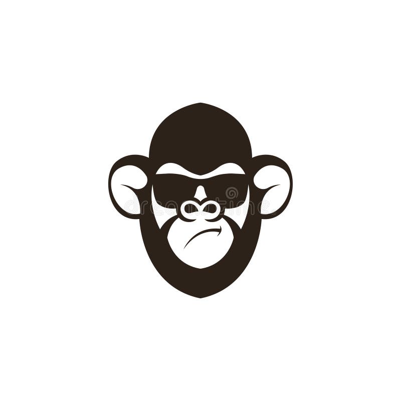 Monkey Head Logo Template Vector. Monkey Face Logo Template Vector ...