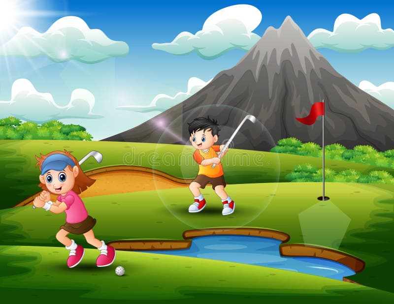 Kids Golf Stock Illustrations – 899 Kids Golf Stock Illustrations, Vectors  & Clipart - Dreamstime