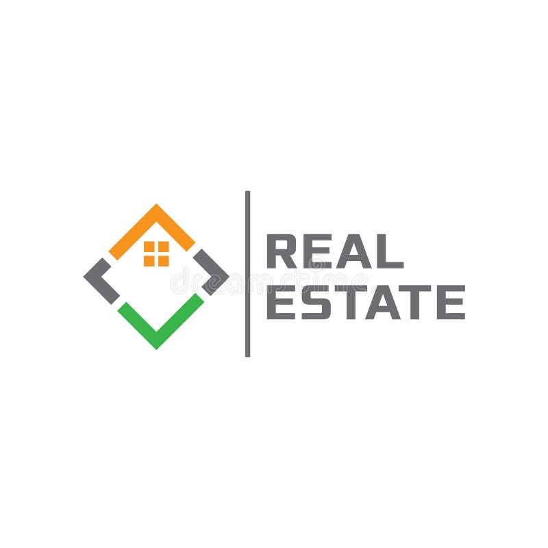 Real Estate Logo Design for Realtor, Developer or Contractor Stock