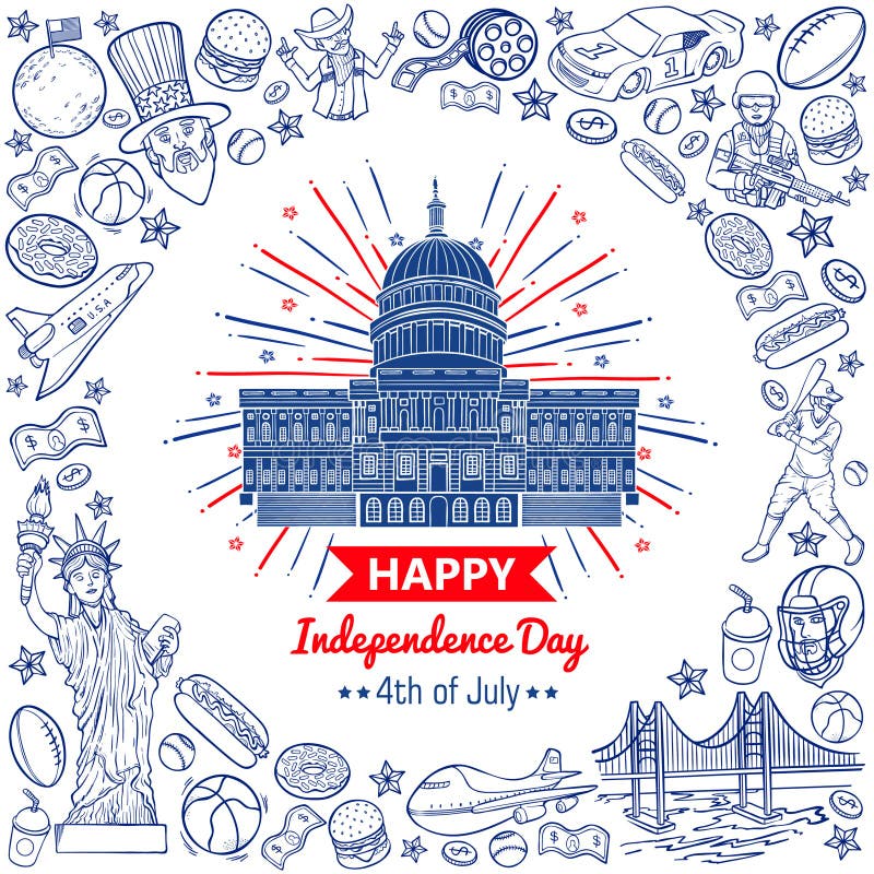Fourth of July Doodle A Visible Information Fourth of July Doodle A Visible Information