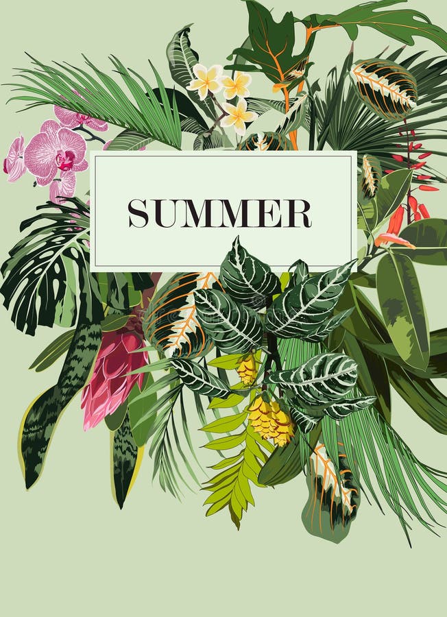 Wedding Invitation, floral invite thank you, rsvp modern card Design tropical bouquet vector illustration Wedding Invitation, floral invite thank you, rsvp modern card Design tropical bouquet vector illustration