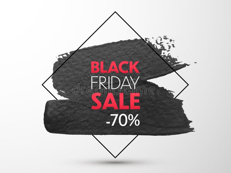 Black Friday Sale banner. royalty free illustration