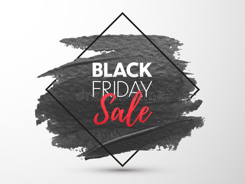 Black Friday Sale banner. vector illustration