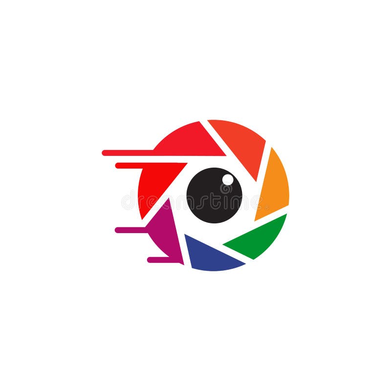 Camera Lens Logo Design Inspiration Vector Template Stock Vector Illustration of element