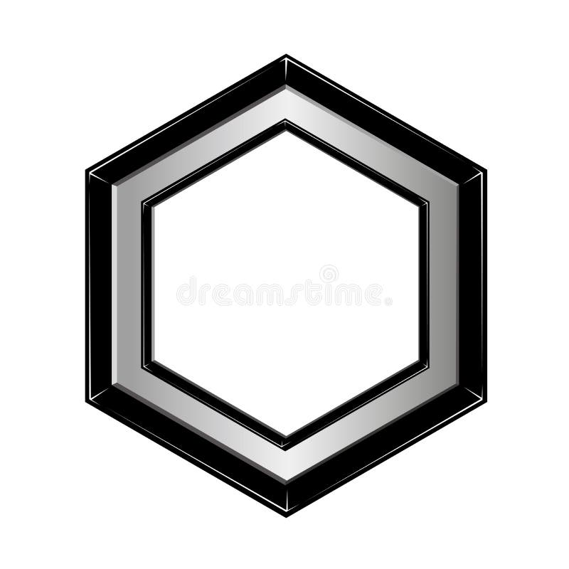 Japanese hexagon emblem illustration vector illustration Japanese hexagon emblem illustration vector illustration