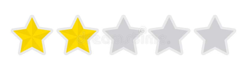 Maak leven Ziek persoon condensor Five-star Rating Icon / 3.5 Stock Vector - Illustration of element, review:  161109216