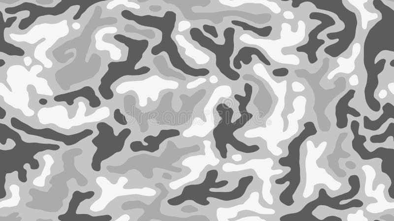 Seamless Camouflage for Army, Hunting and Other Use. White Snow Camo  Texture. Military Pattern for Fabric Print. Stock Vector - Illustration of  como, camo: 161580256