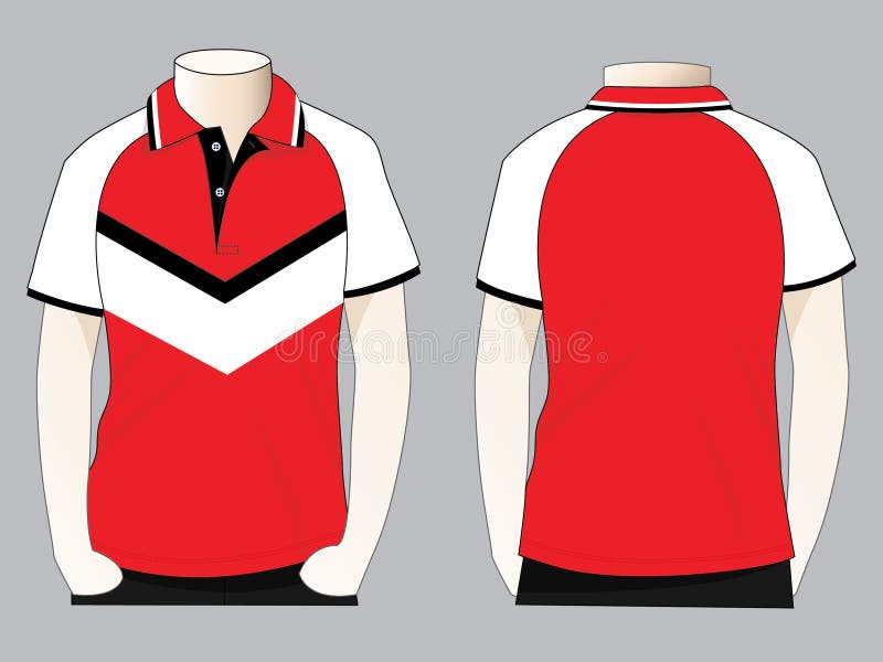 Slope Shoulder Polo Shirt Design Vector Stock Vector - Illustration of ...