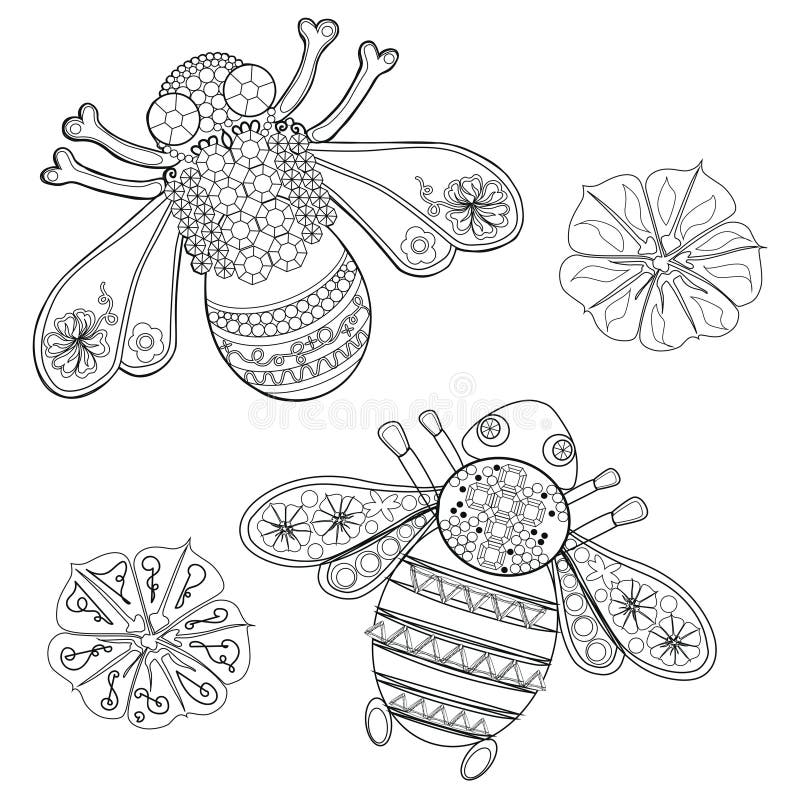 Color Therapy: Anti-Stress Coloring Book page.
Bee. Coloring for adults. Winged insects. Color Therapy: Anti-Stress Coloring Book page.
Bee. Coloring for adults. Winged insects.