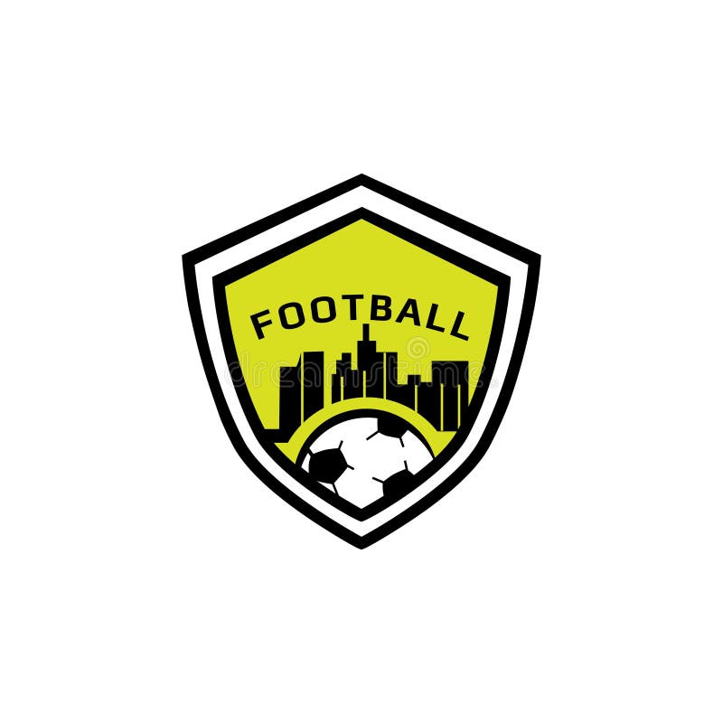 Soccer Football Logo, Emblem Collections, Designs Templates on a Light Background. Football Logo