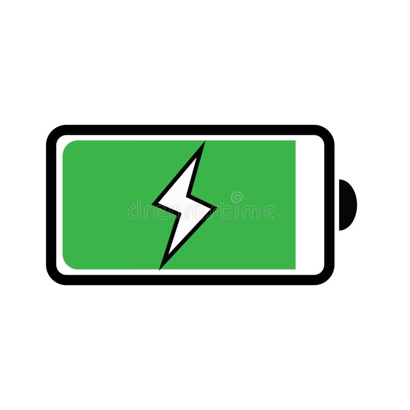 Phone Battery Icon Stock Vector Illustration Of Charge