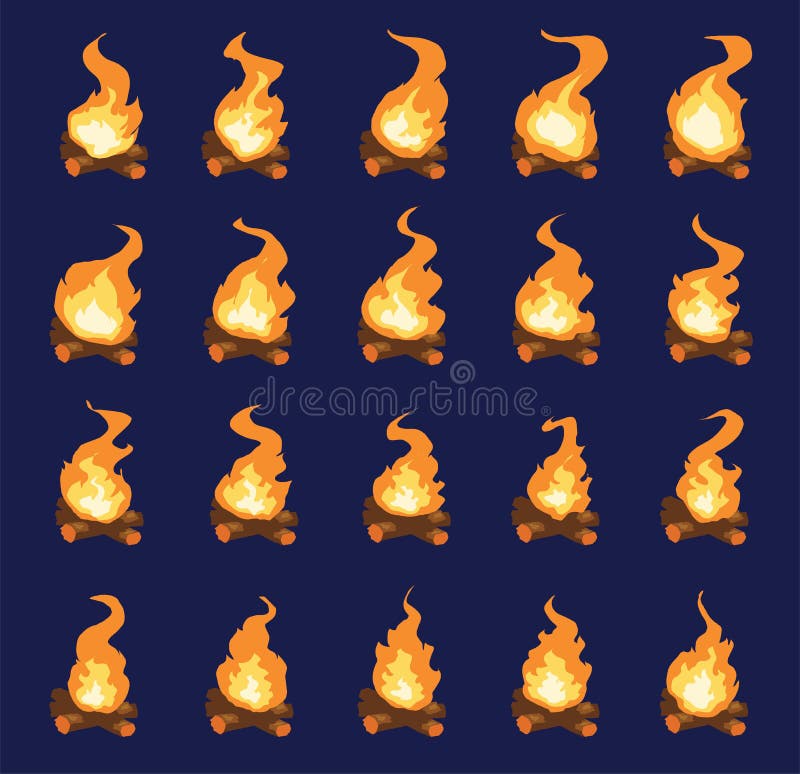 Camp Fire Animation Moving Frame Vector Cartoon Illustration Stock Vector - Illustration of frame, heat: 171520449 Camp Fire Animation Moving Frame Vector Cartoon Illustration Stock Vector - Illustration of frame, heat: 171520449