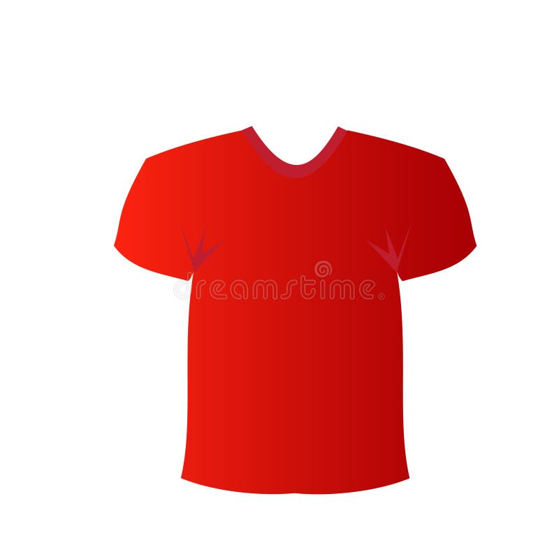 blank red shirt