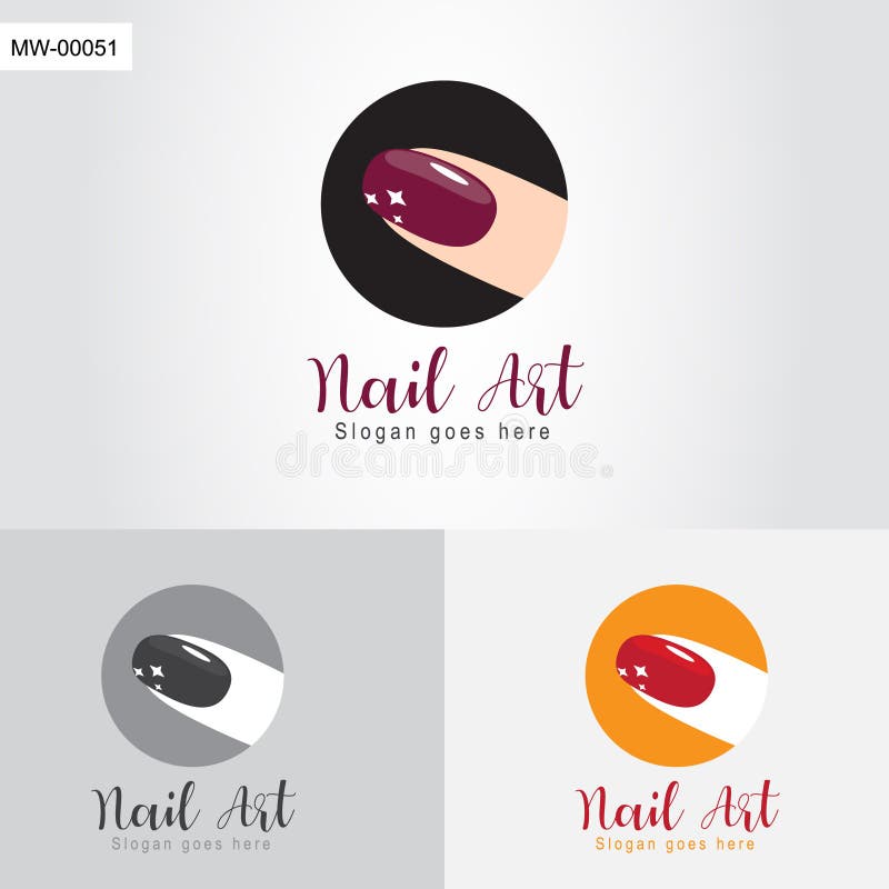 Vector logo template for nail art studio.... - Stock Illustration  [88781871] - PIXTA