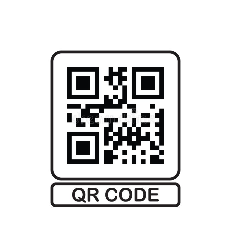 PrintScan this Qr Code. Vector for Business, Online Store, Retail