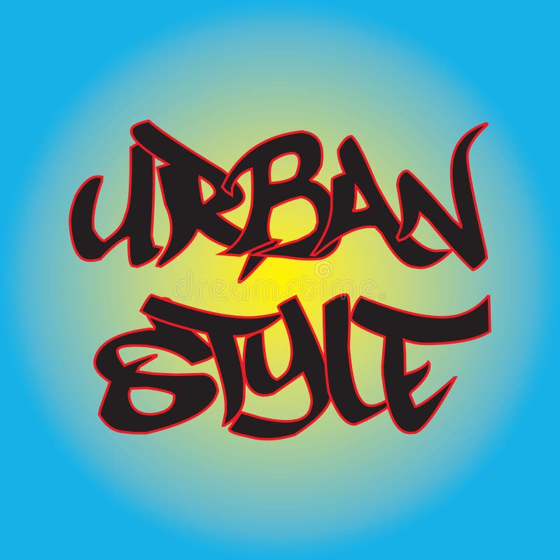 Urban Style - Vector Illustration Design for Banner, T Shirt Graphics ...