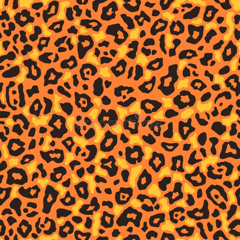 Vector Cheetah or Leopard Skin Pattern, Repeating Seamless Texture. Animal  Print for Textile Design Stock Vector - Illustration of natural, decor:  175888768