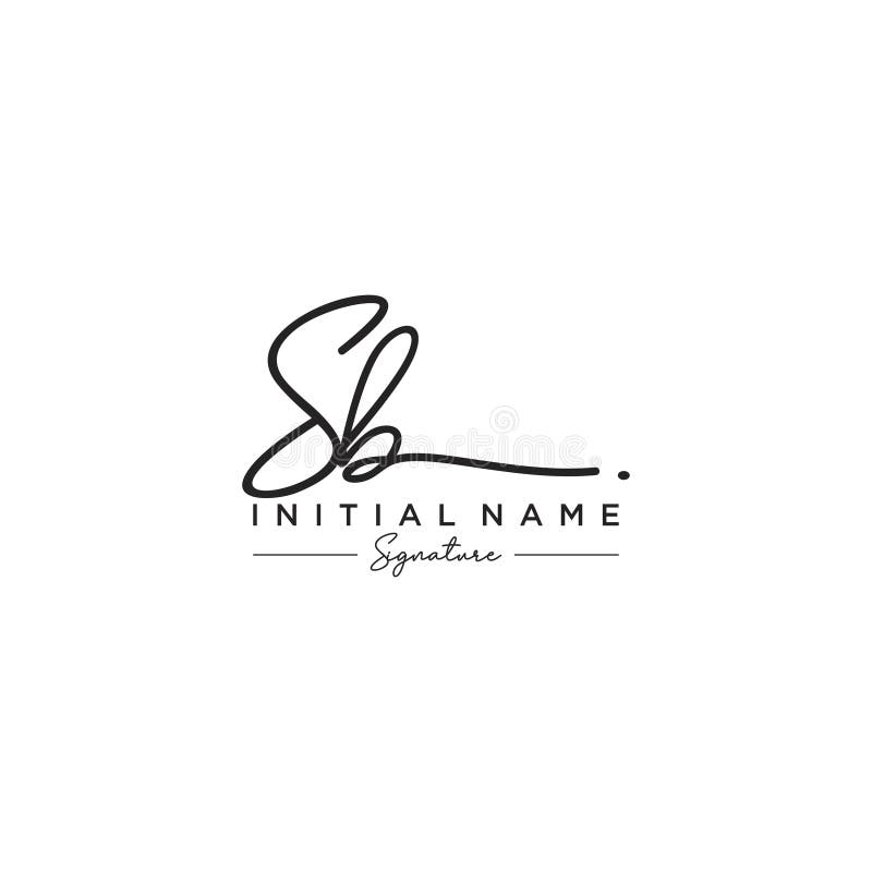 Sb Signature Stock Illustrations – 253 Sb Signature Stock Illustrations ...