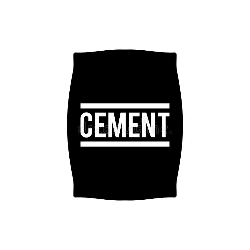 Cement Bag Icon Vector Design Trendy Stock Vector Illustration of