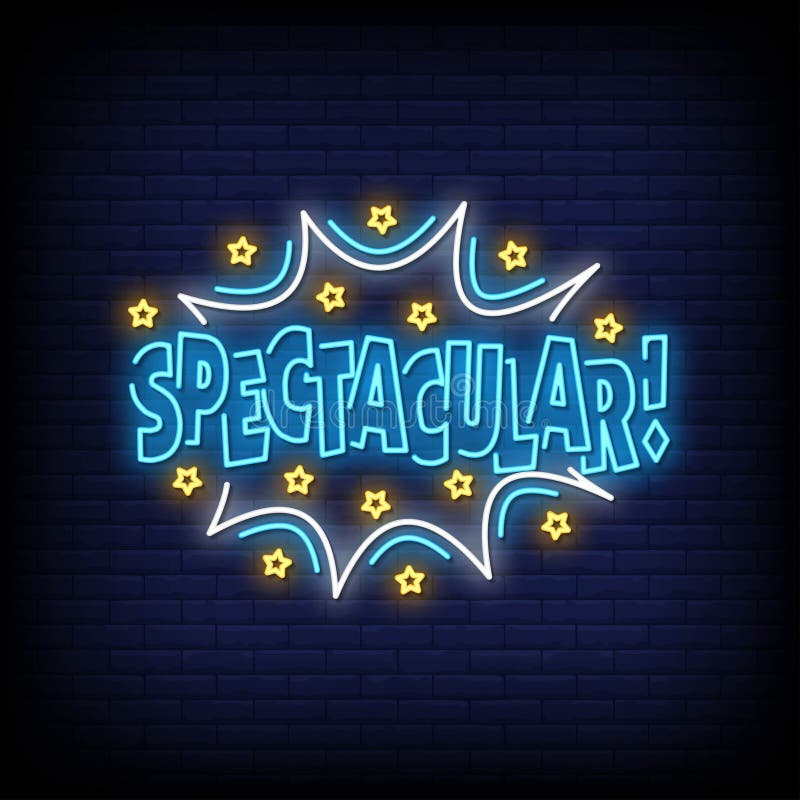 Spectacular Neon Signs Style Text Vector Stock Vector Illustration of evening, asian 179692596