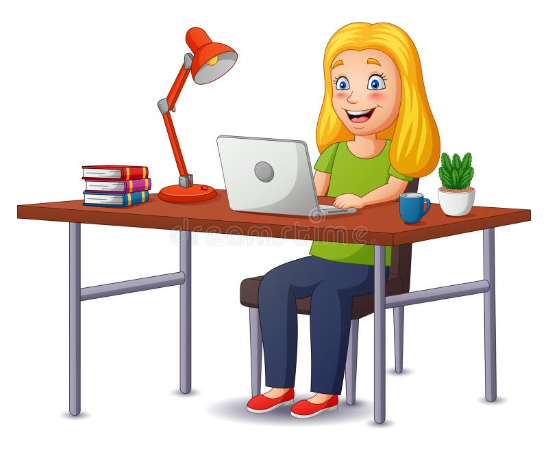 Cartoon Women Working at Home, Women Freelancers Working on Laptop and Computer at Home Stock Vector - Illustration of manager, business: 182561519 Cartoon Women Working at Home, Women Freelancers Working on Laptop and Computer at Home Stock Vector - Illustration of manager, business: 182561519