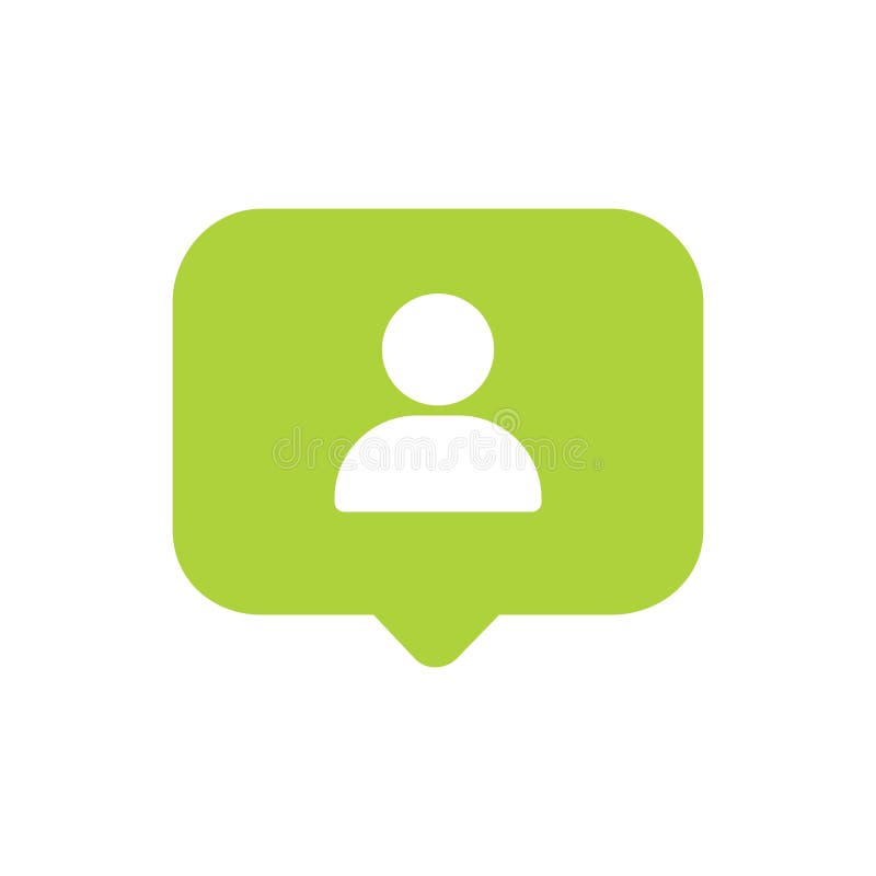 Friend request icon, New follower notification, Social media symbols, Like, comment, follow icon royalty free illustration