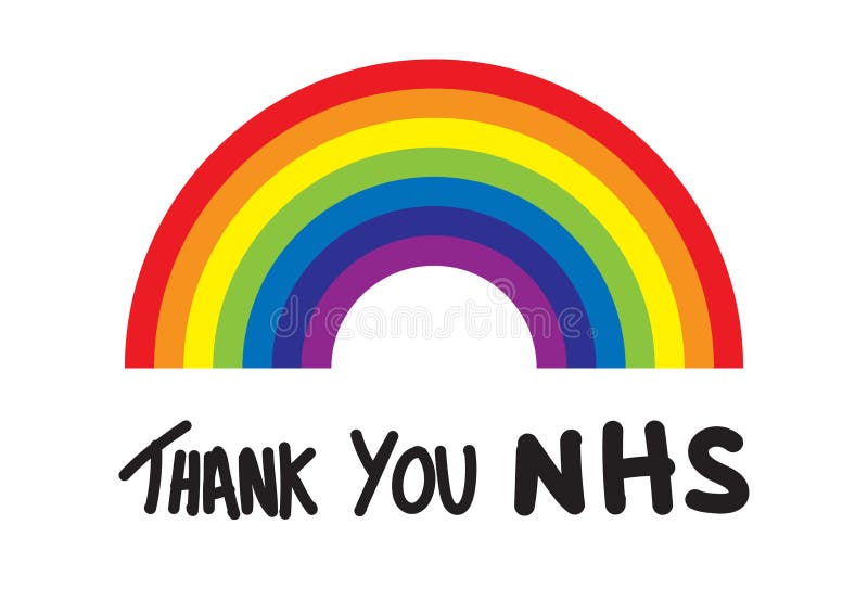 Thank You NHS Rainbow Colorful Thankful Strong Together Hoddie HOD012 