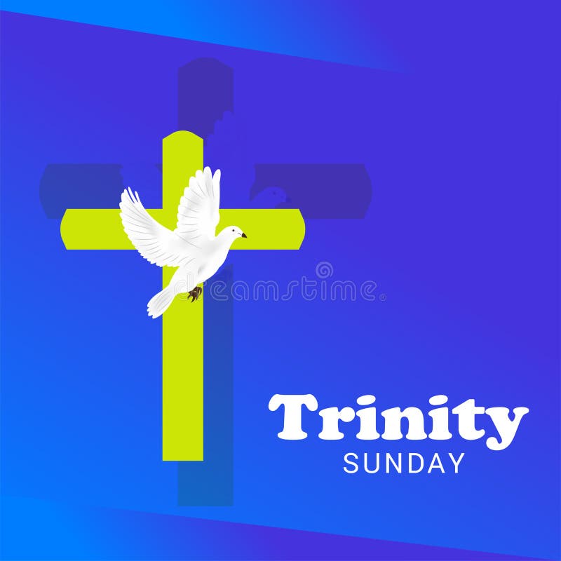 Trinity Sunday. vector illustration