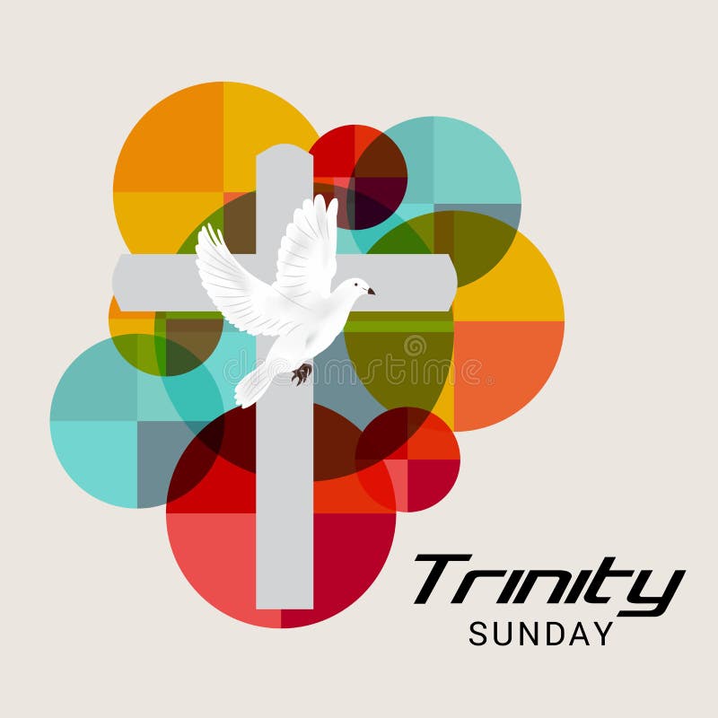 Trinity Sunday. royalty free illustration